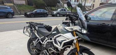 2022 TRIUMPH TIGER 900 RALLY PRO motorcycle for rent near Pittsburgh, PA