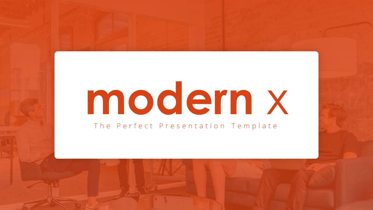 Modern X Webinar Presentation Template