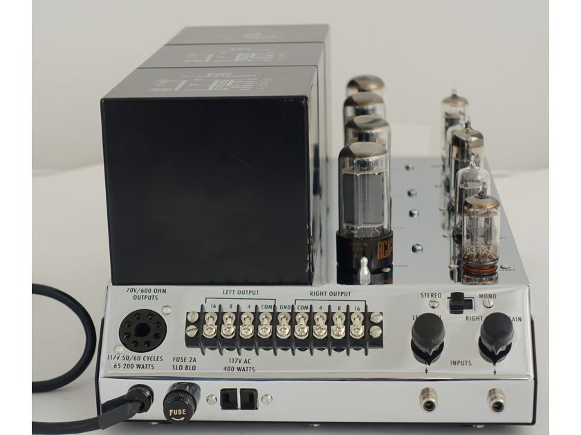 newly restored McIntosh MC225 stereo tube amplifier