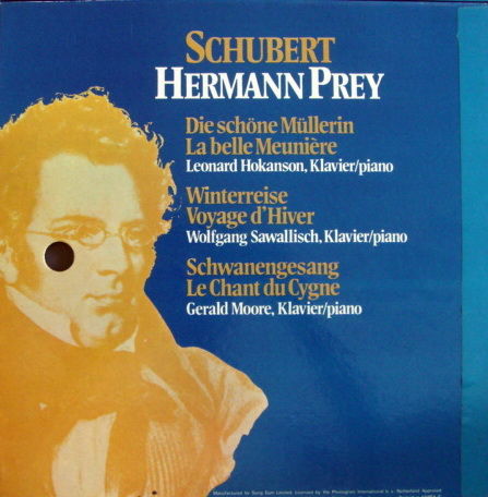 Philips / HERMANN PREY, - Schubert Die Schone Mullerin,...