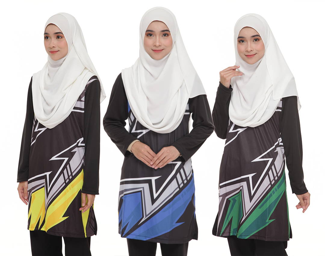 Jersey muslimah sportswear
