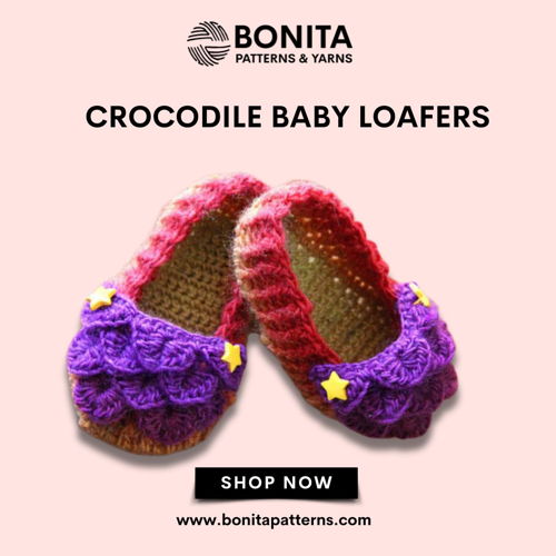 Crocodile Baby Loafers