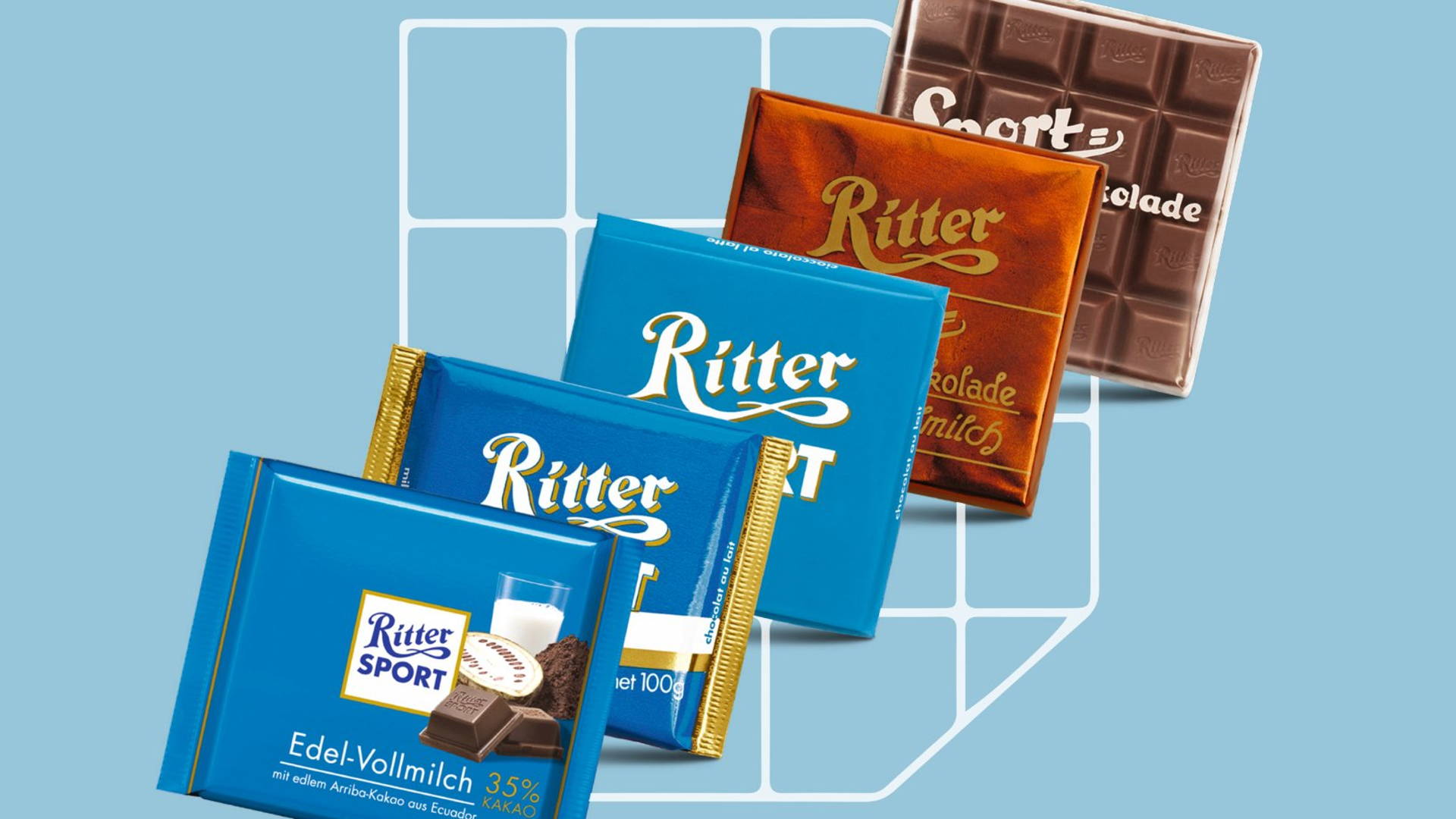 Featured image for RITTER SPORT Has a New Look—But the Same Iconic Shape