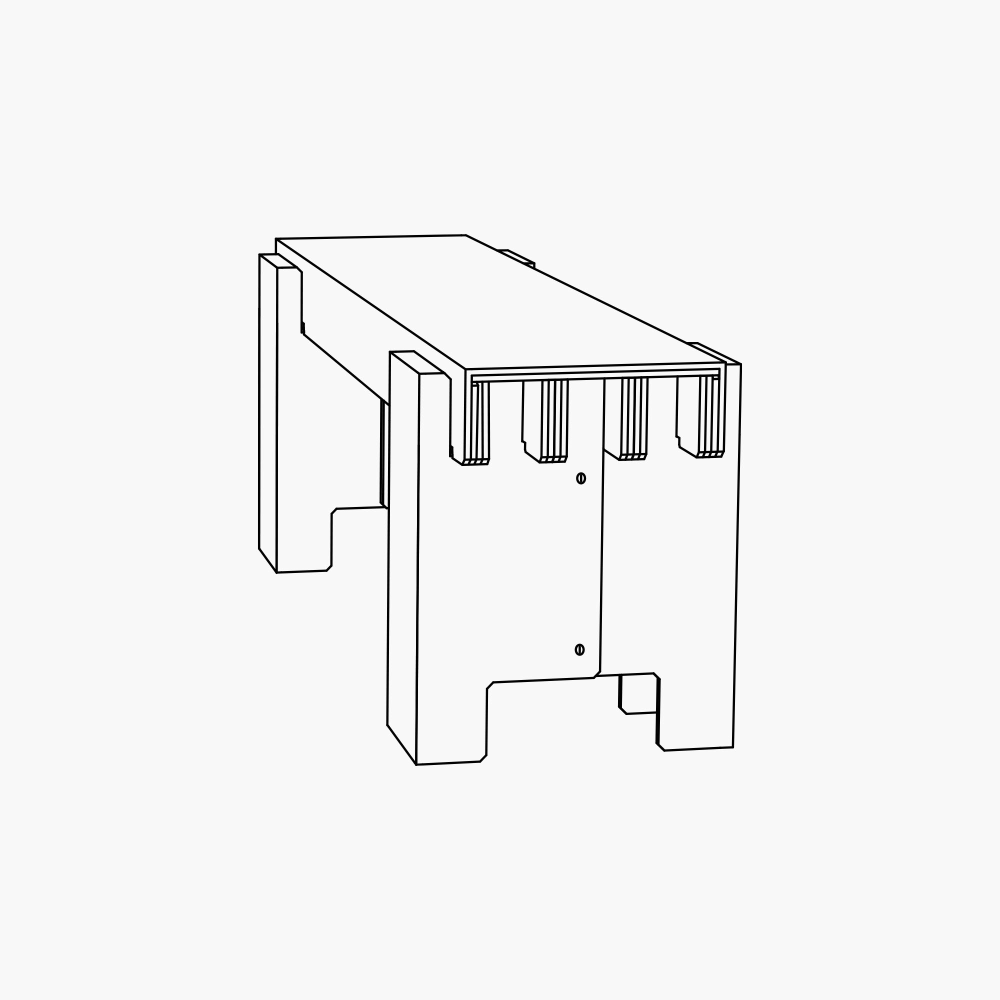 ROOM IN A BOX Sitzbank Zeichnung