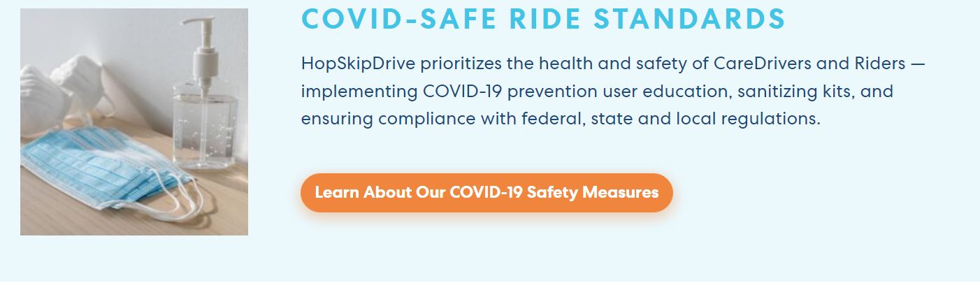 HopSkipDrive product / service