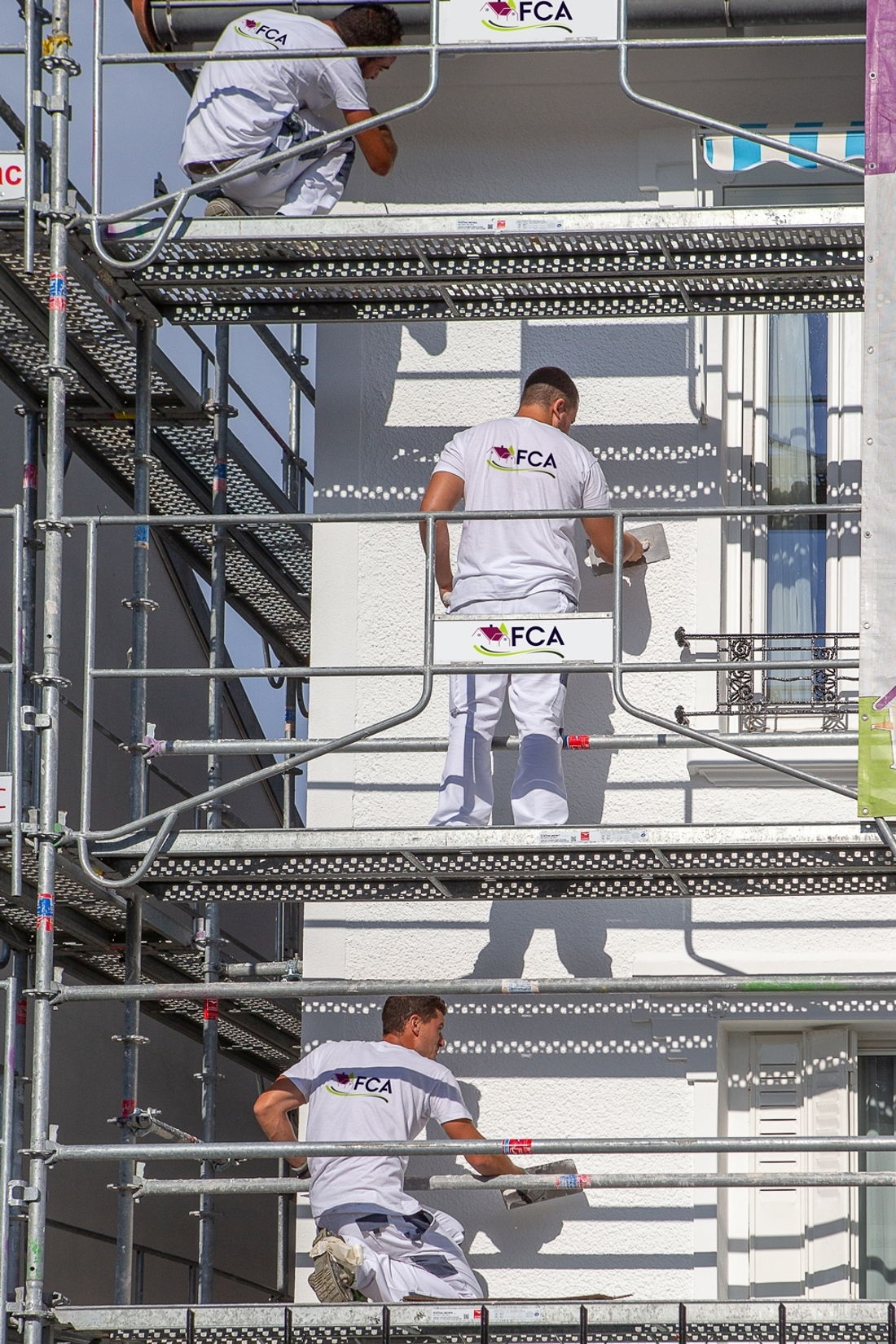 Échafaudages ravalement de façade FCA