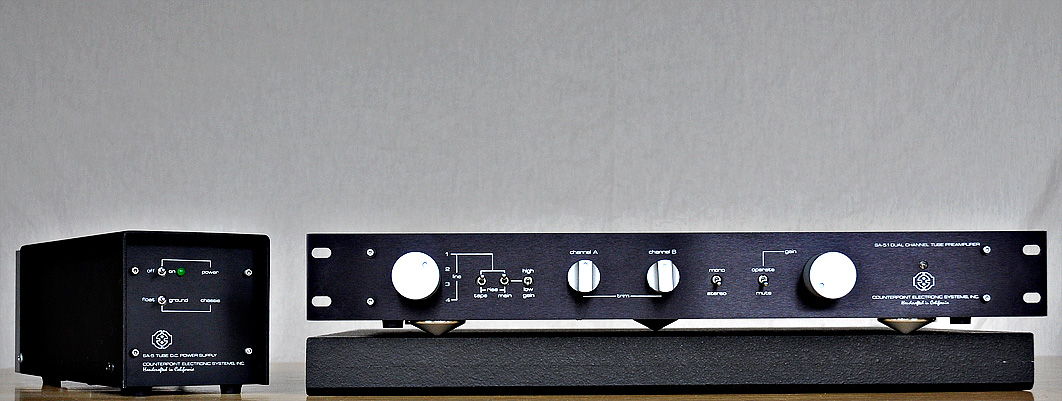アンプ Counterpoint SA 5 Counterpoint SA-5.1 Dual Channel Tube Preamplifier W/SA-5