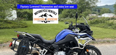 2021 BMW F 750 GS motorcycle for rent near Canton, NC