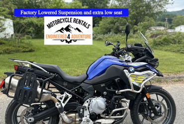 2021 BMW F 750 GS motorcycle for rent near Canton, NC