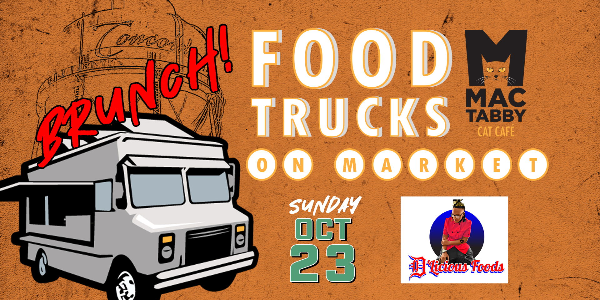Brunch Edition: Food Trucks on Market - D'Licious Foods promotional image
