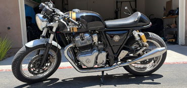 2019 ROYAL ENFIELD CONTINENTAL GT 650 motorcycle for rent near Eastlake Vistas, CA