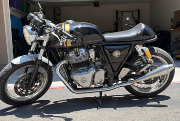 2019 ROYAL ENFIELD CONTINENTAL GT 650 motorcycle for rent near Chula Vista, CA