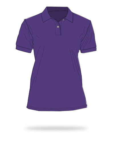 Purple ladies fit honeycombed cotton polo shirts sj clothing manila philippines