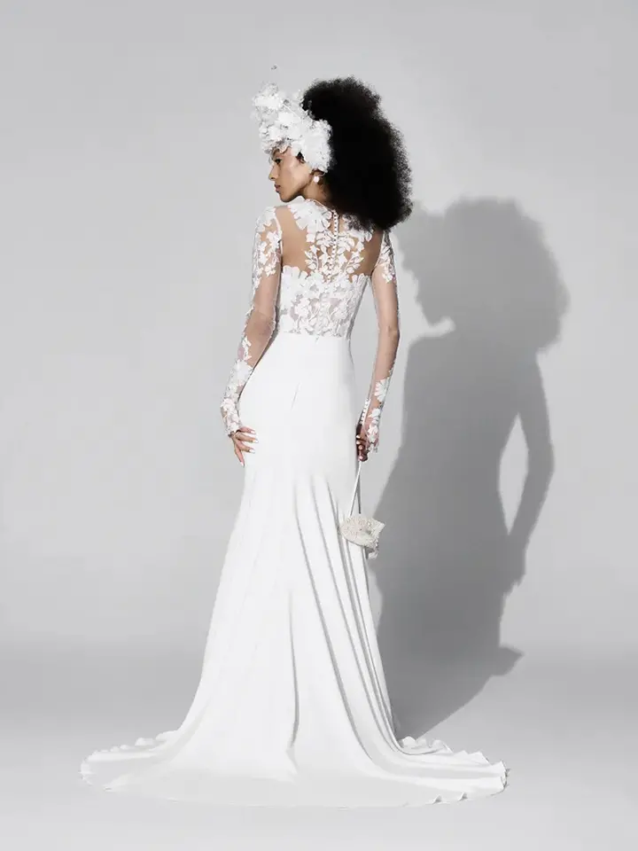 partie arrière robe de mariée HENAR