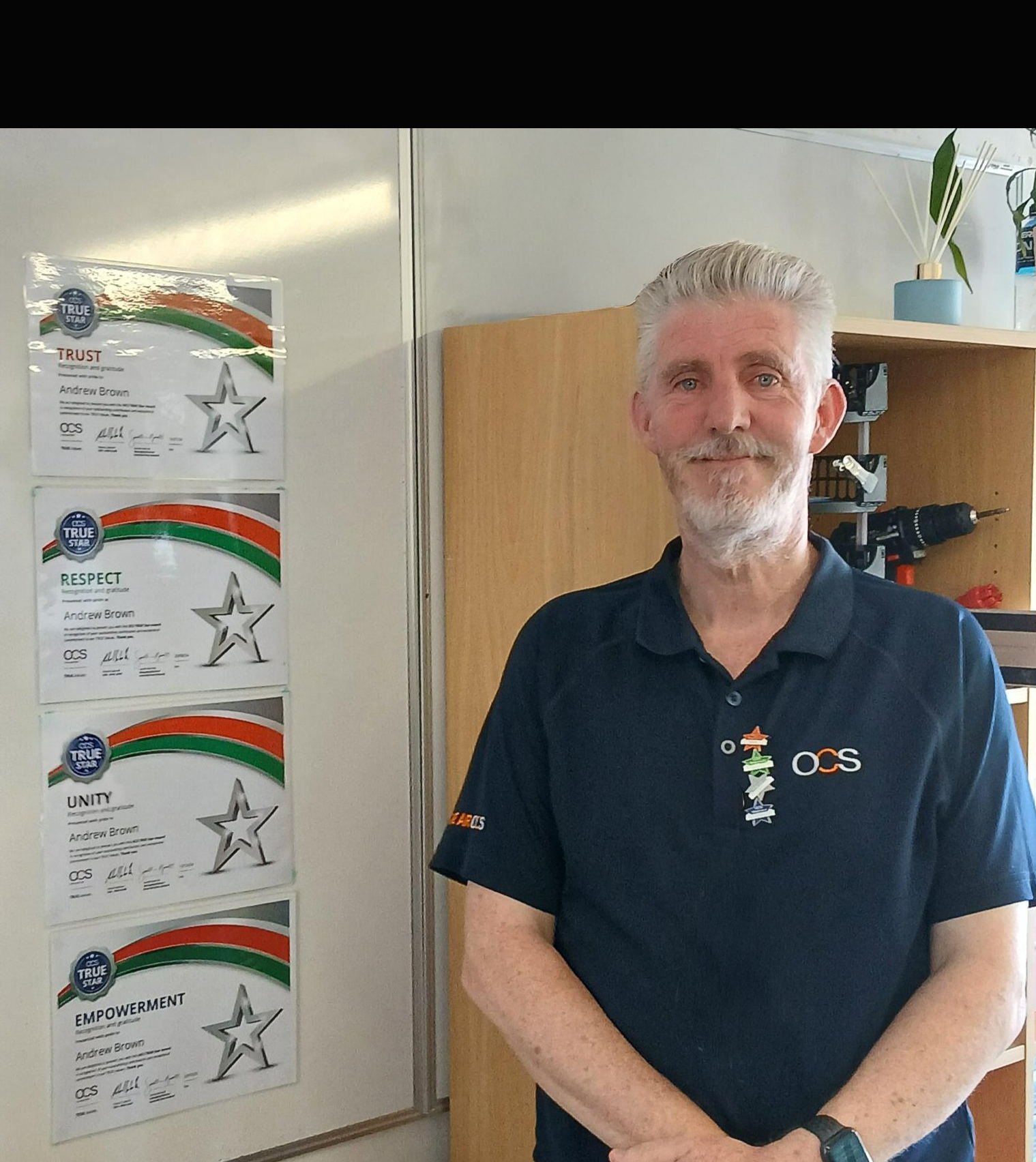 Andrew, our ‘Super Duper Cleaning Guy’