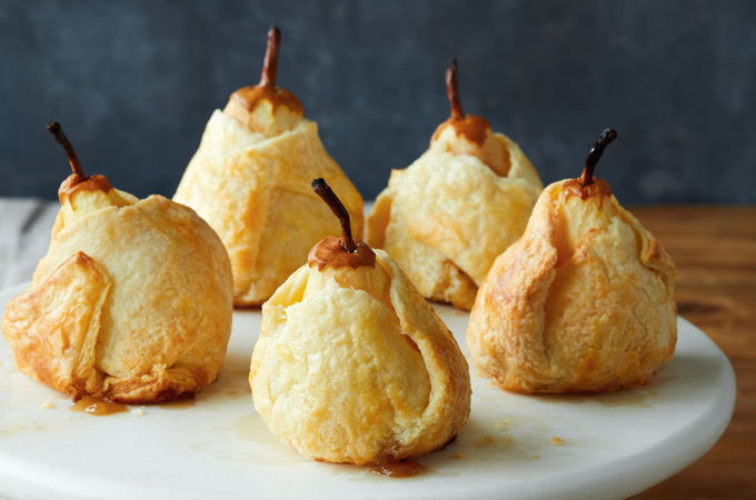 Poires en croûte