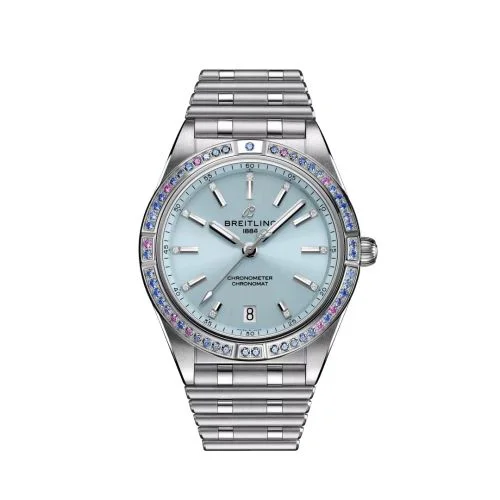 Chronomat Automatic 36 Stainless Steel - White Gold / Ice Blue / South Sea / Bracelet
