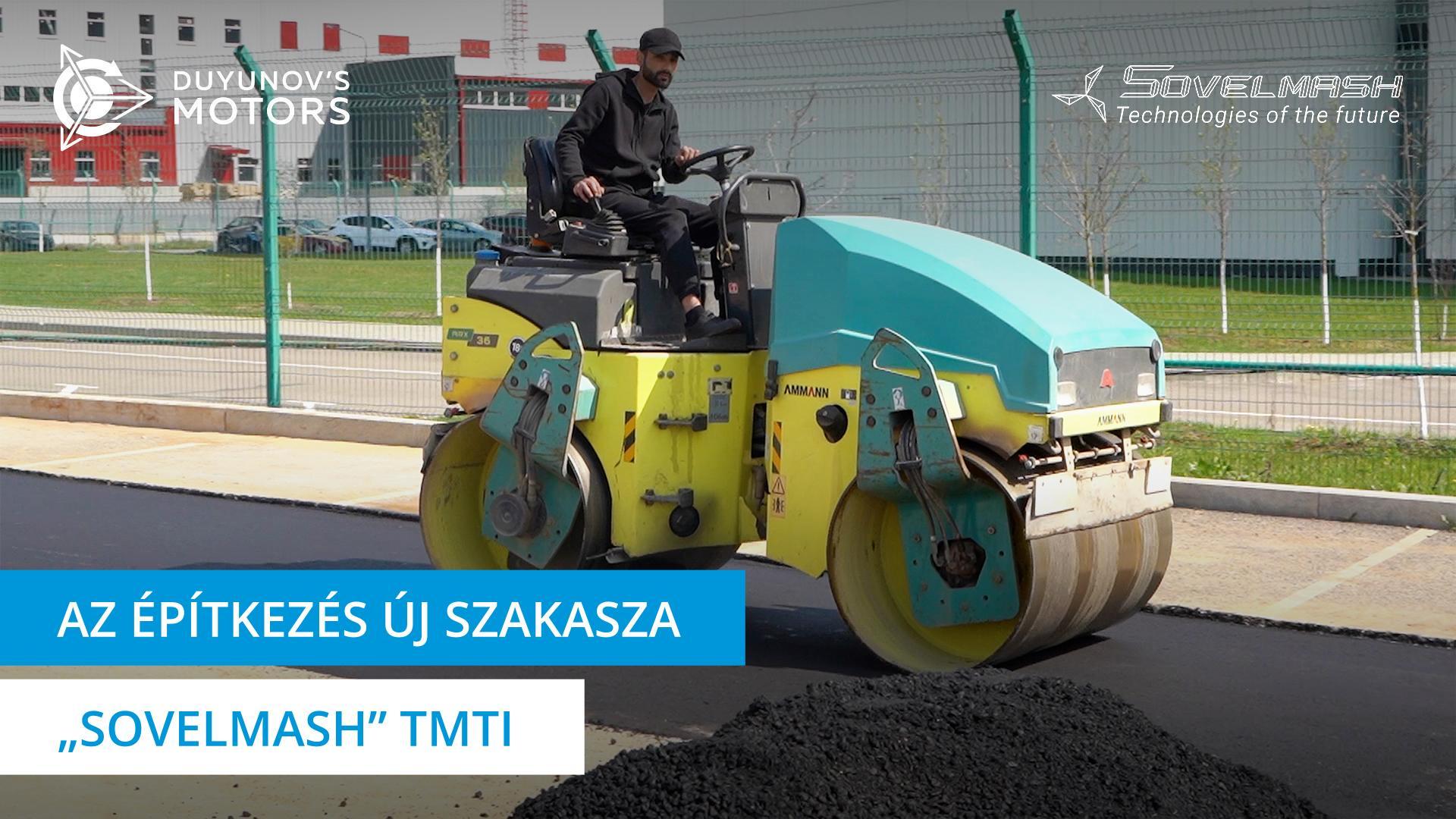 A tereprendezési munkálatok megkezdése