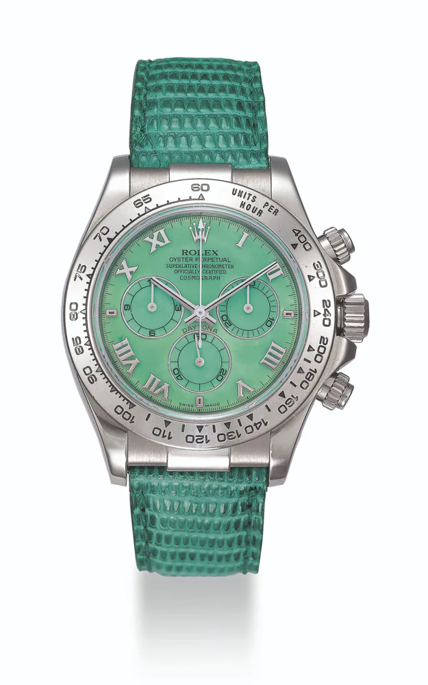 Rolex Daytona BEACH GREEN CHRYSOPRASE DIAL 116519