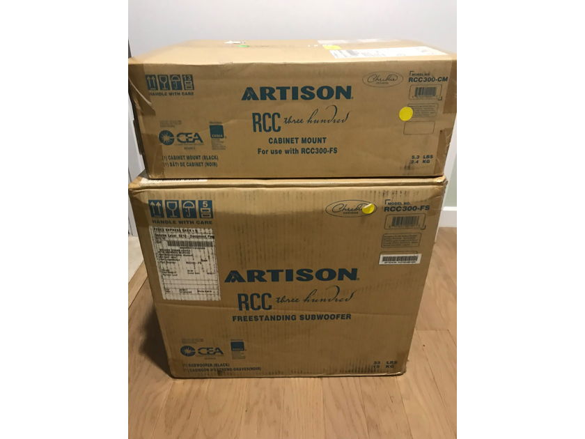 Artison RCC-300-FSHigh-performance subwoofer with external Amplifier and Cabinet Mount!