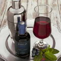 photo of root 23 simple syrup blueberry mint