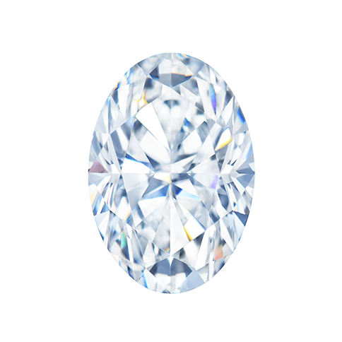 Kwiat oval diamond shape
