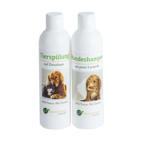 Pflegeset Für Hunde - Shampoo & Pflegespülung