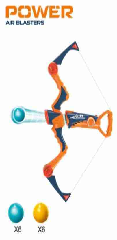 Air Power Bow & Arrow Soft Foam Ball Gun (Random Column and Designs will be sent)