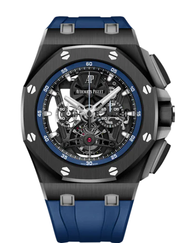 Royal Oak Offshore Tourbillon Chronograph Openworked Ceramic / Rubber