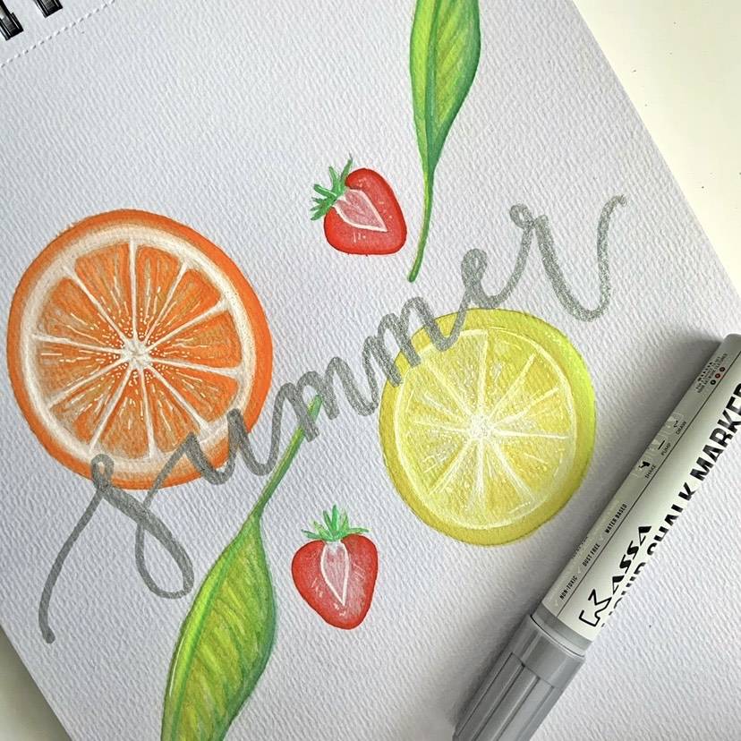 DIY Summer Fruit Watercolor Painting – Page 3
