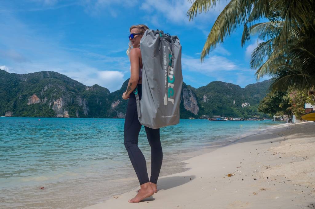Waterproof bag for storaging inflatable paddle boards, pump, fins and more