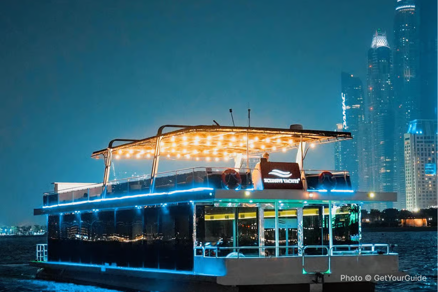 One-Hour Dubai Night Marina Cruise  - photo 1