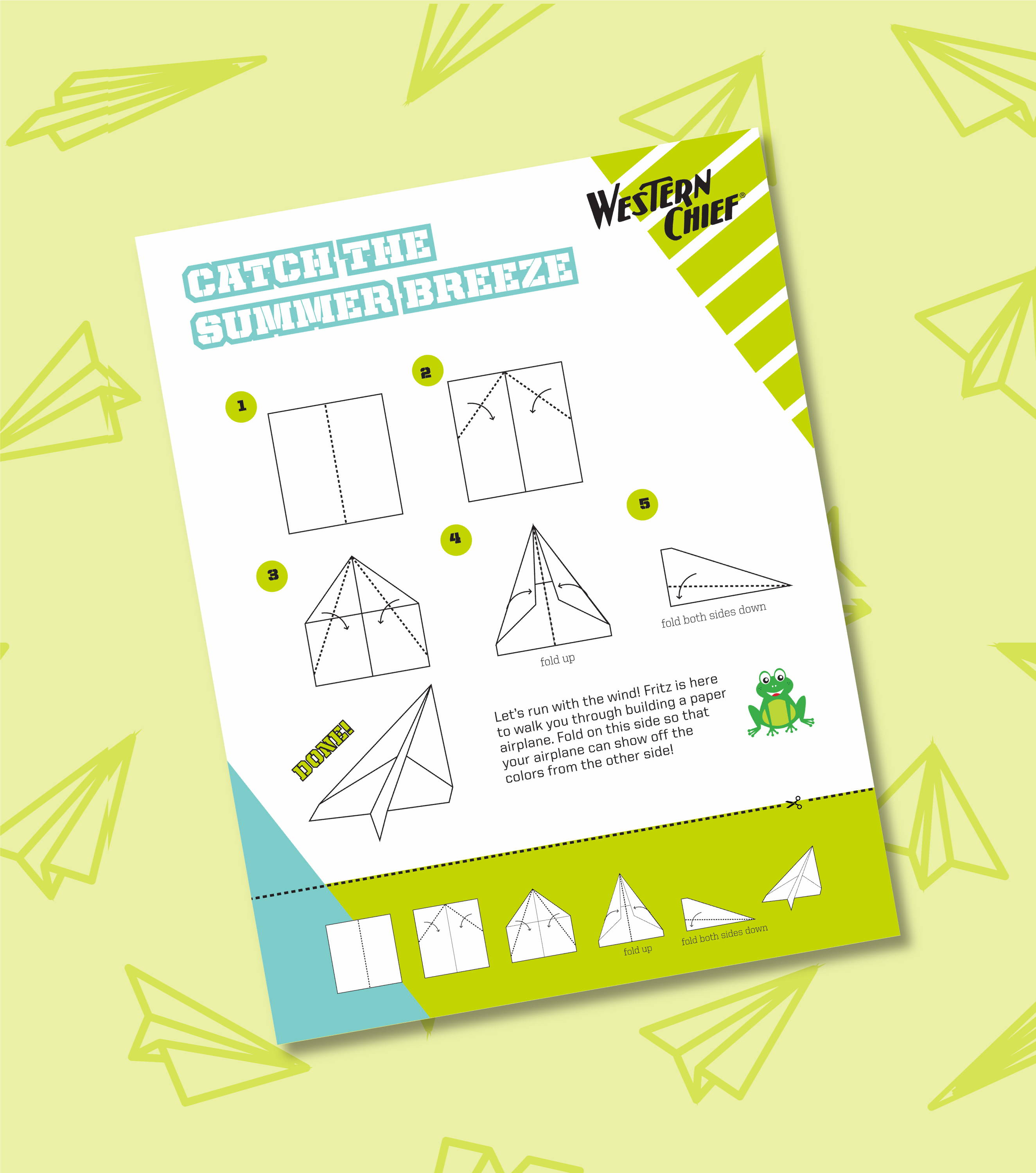 Western Chief Summer Paper Airplane Activity