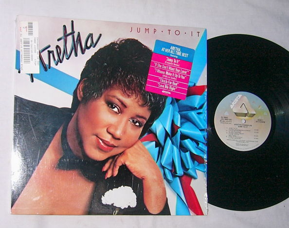 ARETHA FRANKLIN LP- - Jump to it--orig 1982 Arista albu...