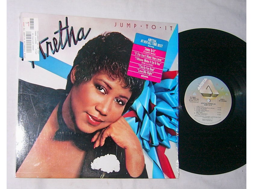 ARETHA FRANKLIN LP- - Jump to it--orig 1982 Arista album--in shrink