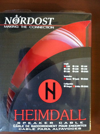 Nordost (3) 2m Hemdall Speaker Cables Bi-Wire/Banana