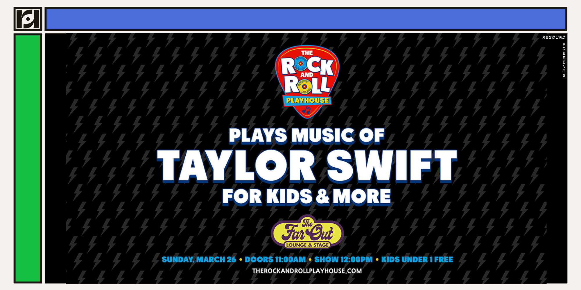 Resound Presents: Music of Taylor Swift + More for Kids on 3/26 promotional image
