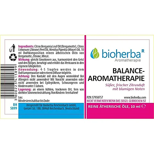 Balance - Aromatherapie Duftkomposition 10 ml