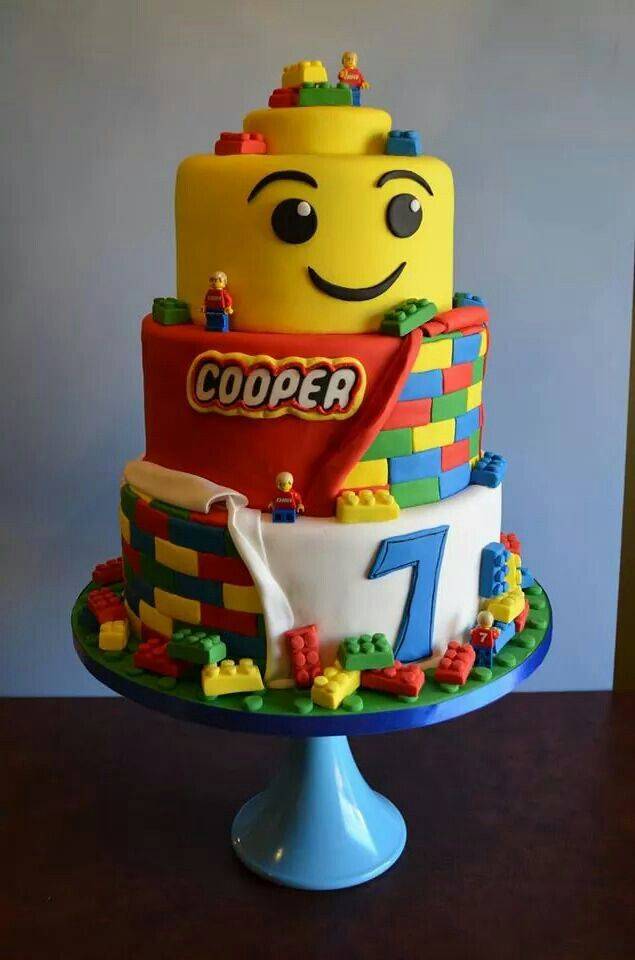 lego birthday cake