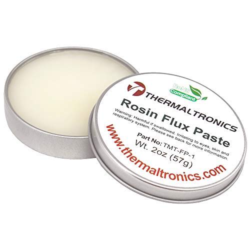 SRA Soldering Products Rosin Paste Flux vs Thermaltronics Rosin Flux