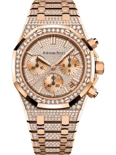 Royal Oak Chronograph 41 Pink Gold / Diamond