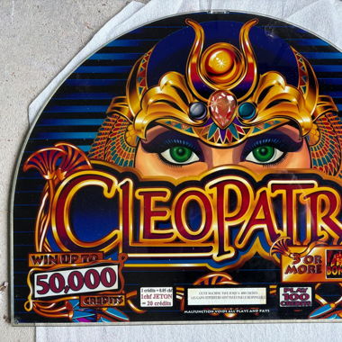 Vitre originale de machines à sous