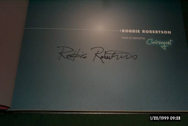 Robbie Robertson Signed Box Set