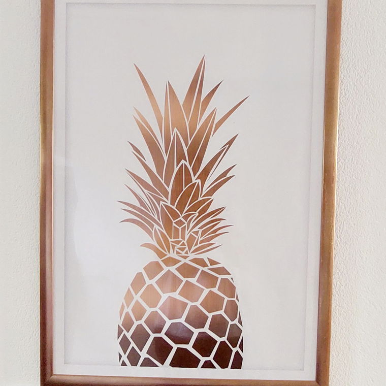 Grand tableau ananas