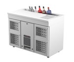 Coolpart BM-1204 Barkylbänk - Lådor i glas