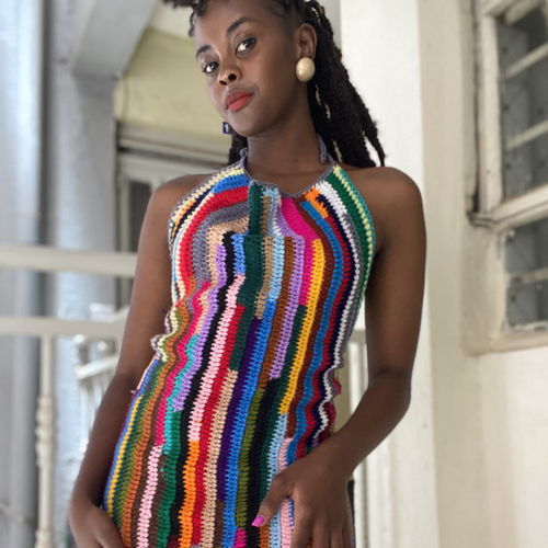 Multicolor Crochet Dress Pattern