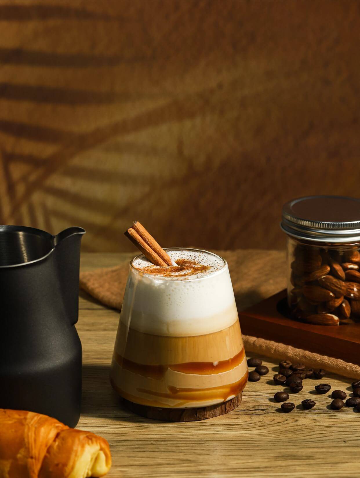 cinnamon caramel latte