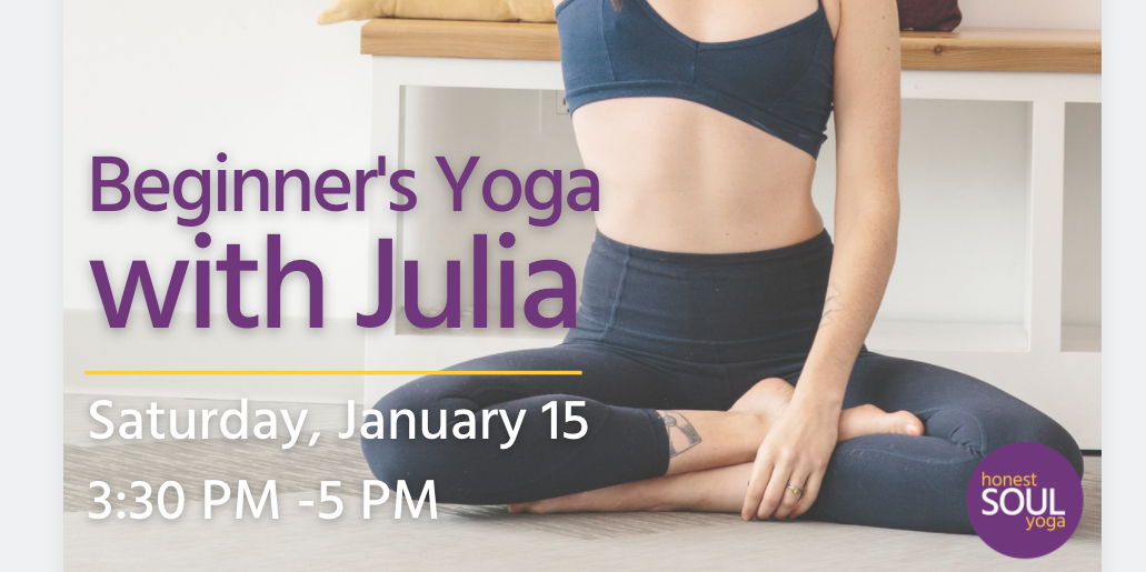 Vinyasa 101:Beginner's Yoga Workshop promotional image