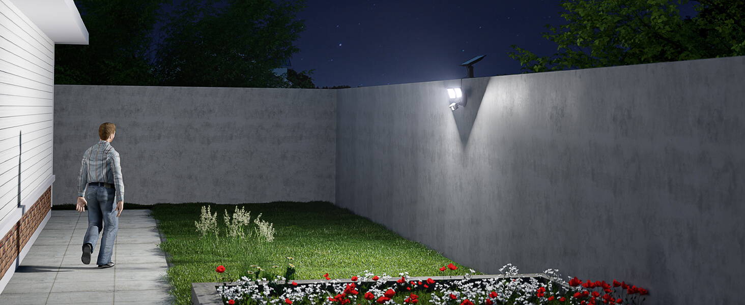 Onforu Exterior LED Solar Motion Lights for Entry