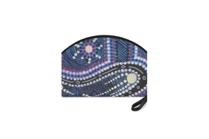 Curve Top Makeup Bag with Detachable Strap